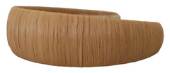 Dolce & Gabbana Beige Viscose Women Hair Headband Diadem -   -  Dolce & Gabbana.