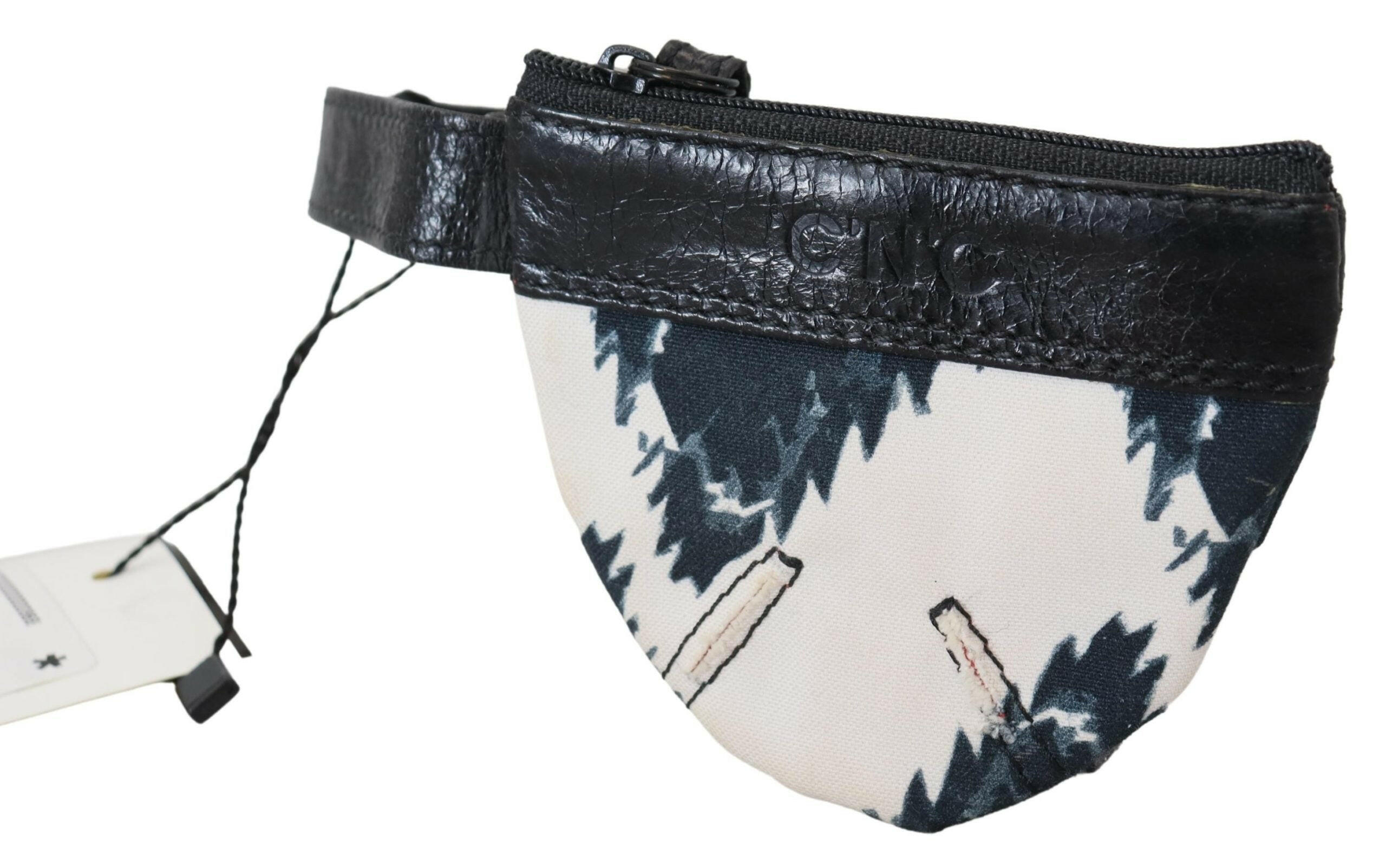 Costume National White Genuine Leather Coin Purse Strap Wallet -   -  Costume National.