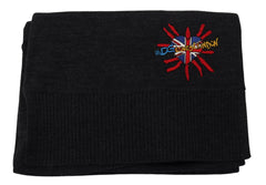Dolce & Gabbana Black Sacred Heart #DGLovesLondon Wrap Scarf -   -  Dolce & Gabbana.