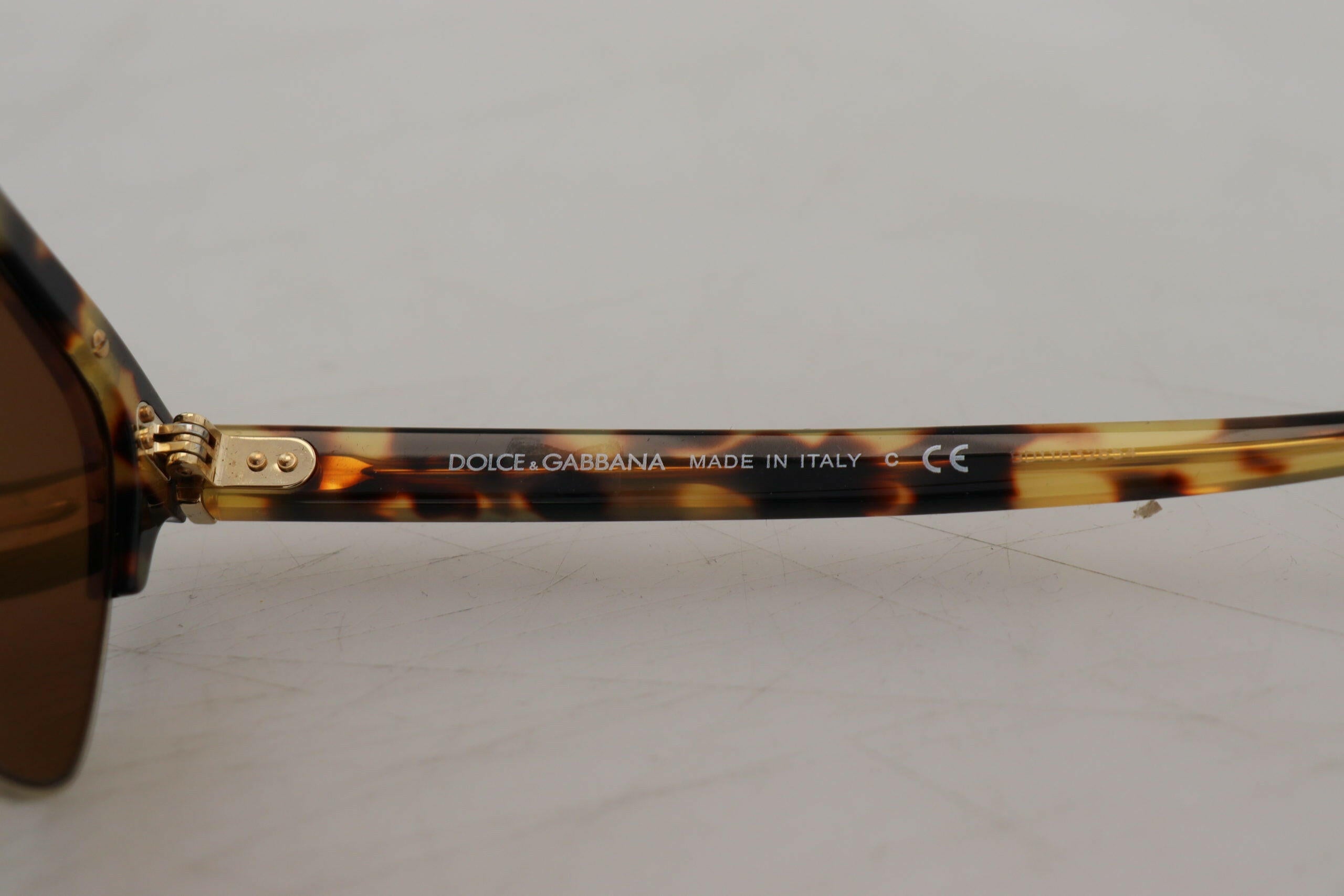 Dolce & Gabbana Brown Gold Acetate Havana DG430A Sunglasses -  Jewellery, Women -  Dolce & Gabbana.
