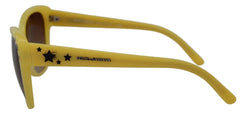 Dolce & Gabbana Yellow Acetate Frame Stars Embellishment DG4124 Sunglasses -  Jewellery, Women -  Dolce & Gabbana.