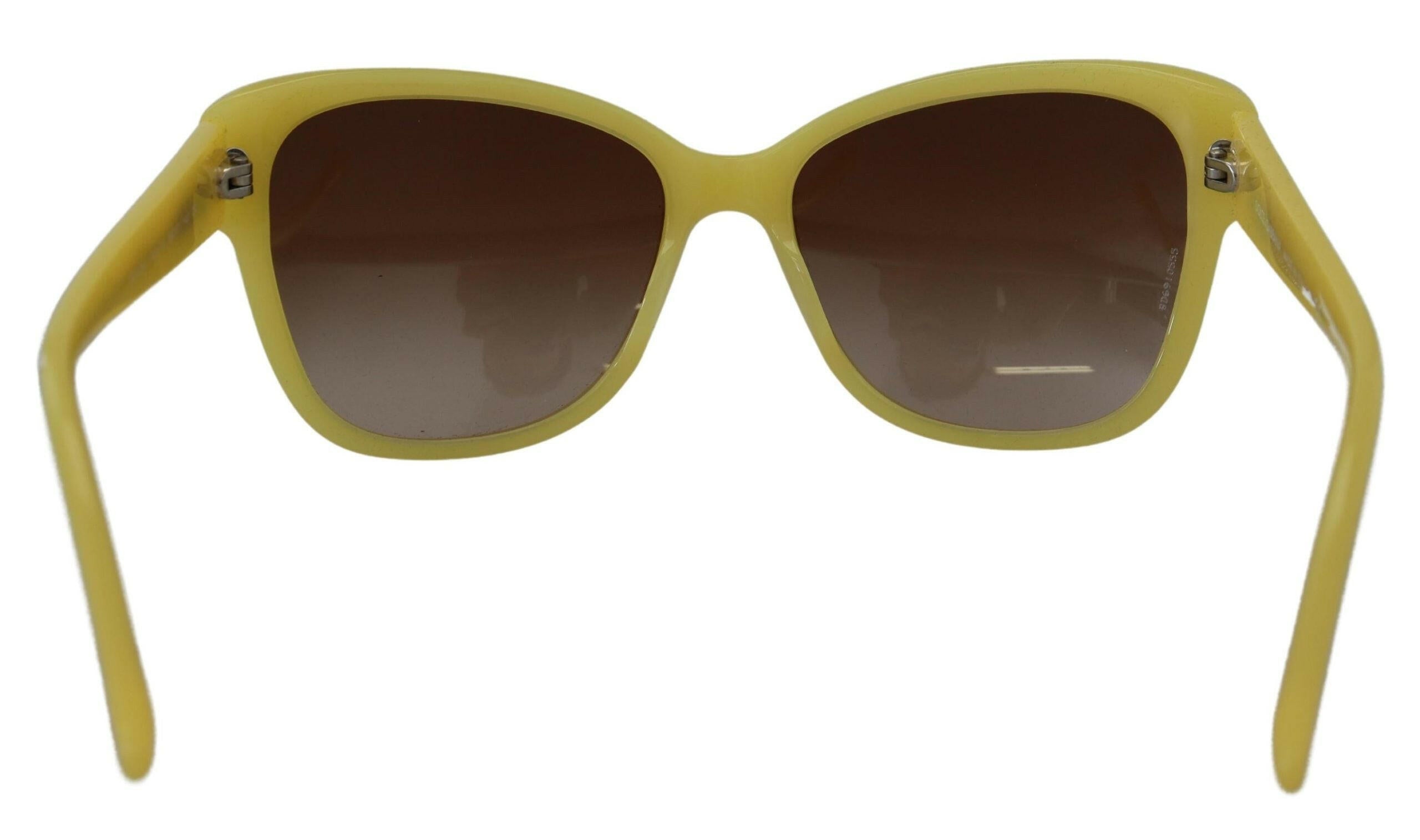 Dolce & Gabbana Yellow Acetate Frame Stars Embellishment DG4124 Sunglasses -  Jewellery, Women -  Dolce & Gabbana.