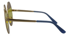 Dolce & Gabbana Gold Oval Metal Crystals Shades DG2209B Sunglasses -  Jewellery, Women -  Dolce & Gabbana.