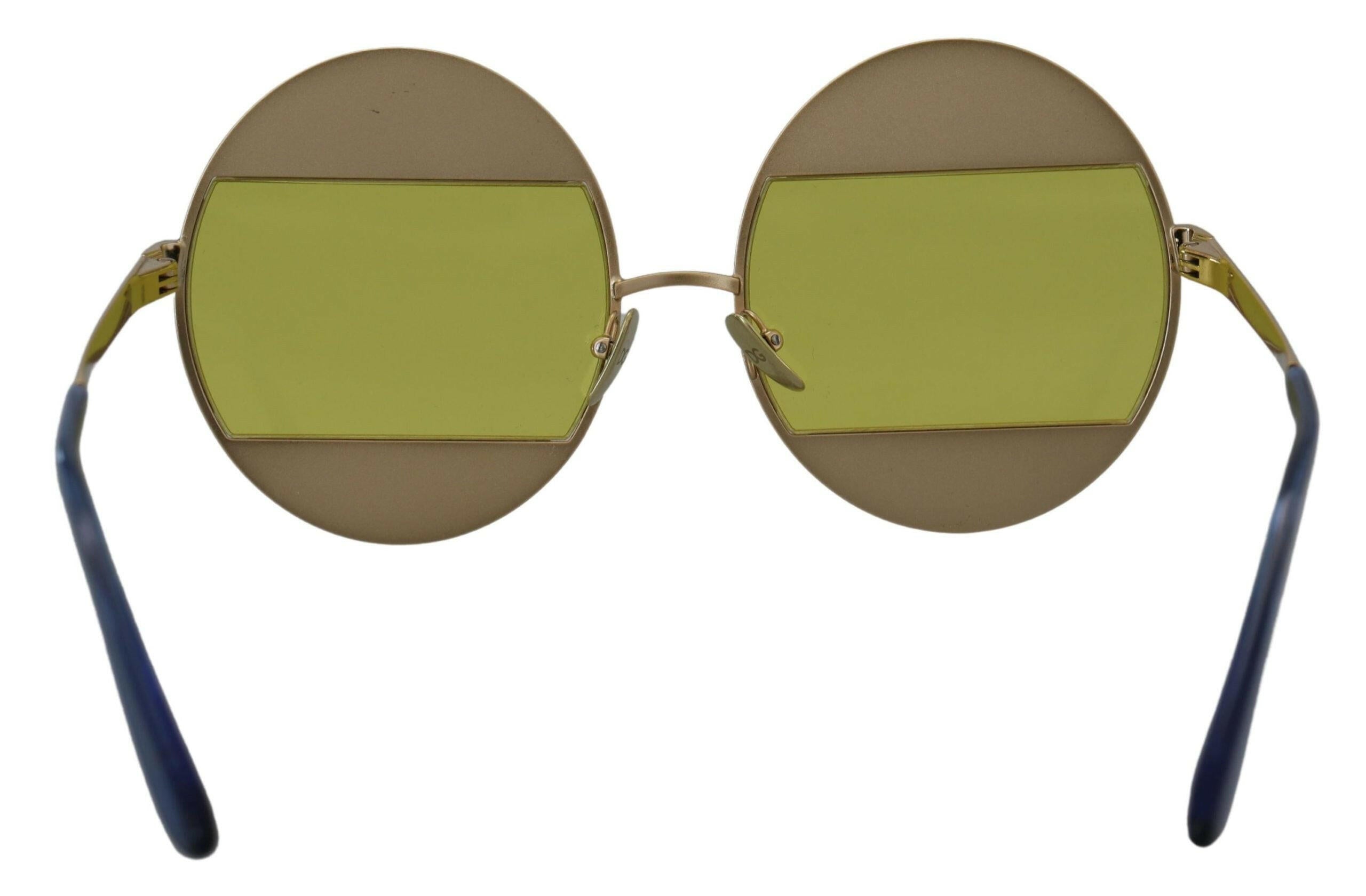 Dolce & Gabbana Gold Oval Metal Crystals Shades DG2209B Sunglasses -  Jewellery, Women -  Dolce & Gabbana.