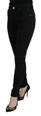 Dolce & Gabbana Black Cotton High Waist Casual Denim Jeans -   -  Dolce & Gabbana.