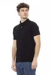 Baldinini Trend Black Cotton Men Polo Shirt -   -  Baldinini Trend.
