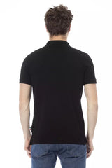 Baldinini Trend Black Cotton Men Polo Shirt -   -  Baldinini Trend.