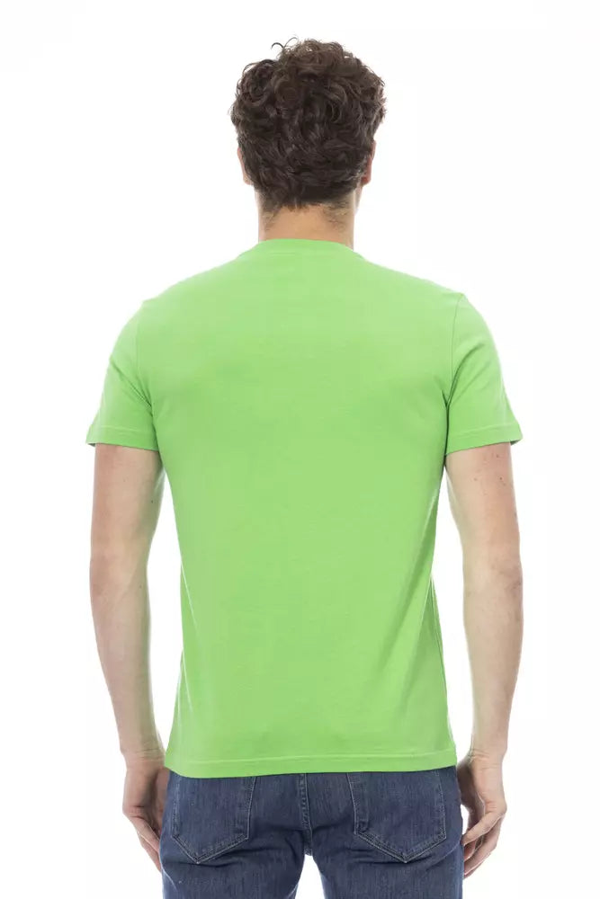 Baldinini Trend Green Cotton Men T-Shirt -   -  Baldinini Trend.