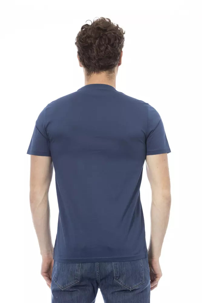 Baldinini Trend Blue Cotton Men T-Shirt -   -  Baldinini Trend.