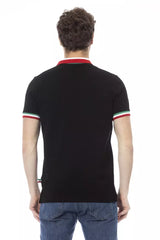 Baldinini Trend Black Cotton Men Polo Shirt -   -  Baldinini Trend.