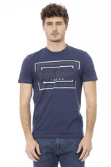 Baldinini Trend Blue Cotton Men T-Shirt -   -  Baldinini Trend.