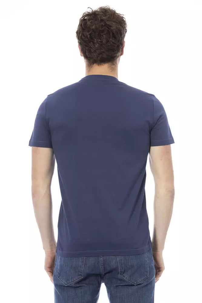 Baldinini Trend Blue Cotton Men T-Shirt -   -  Baldinini Trend.