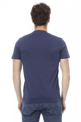 Baldinini Trend Blue Cotton Men T-Shirt -   -  Baldinini Trend.
