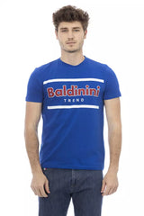 Baldinini Trend Blue Cotton Men T-Shirt -   -  Baldinini Trend.