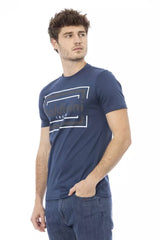 Baldinini Trend Blue Cotton Men T-Shirt -   -  Baldinini Trend.
