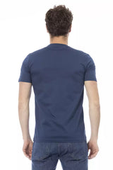 Baldinini Trend Blue Cotton Men T-Shirt -   -  Baldinini Trend.