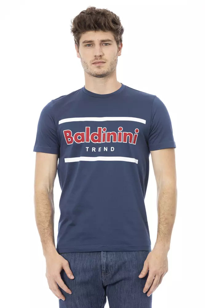 Baldinini Trend Blue Cotton Men T-Shirt -   -  Baldinini Trend.