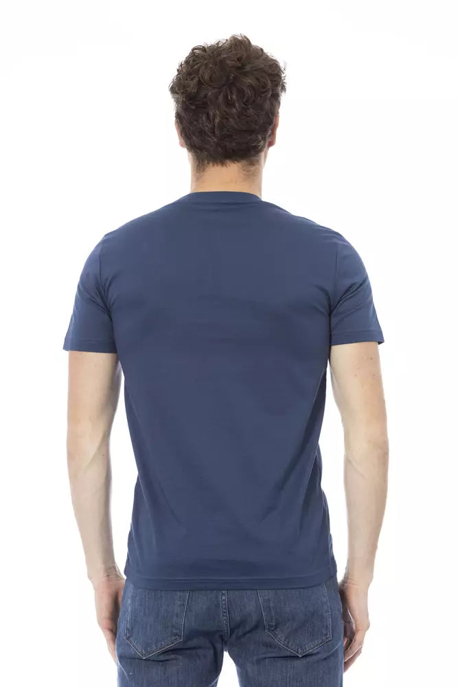 Baldinini Trend Blue Cotton Men T-Shirt -   -  Baldinini Trend.