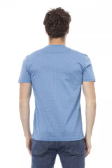 Baldinini Trend Light Blue Cotton Men T-Shirt -   -  Baldinini Trend.
