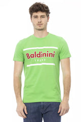 Baldinini Trend Green Cotton Men T-Shirt -   -  Baldinini Trend.