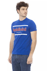 Baldinini Trend Blue Cotton Men T-Shirt -   -  Baldinini Trend.