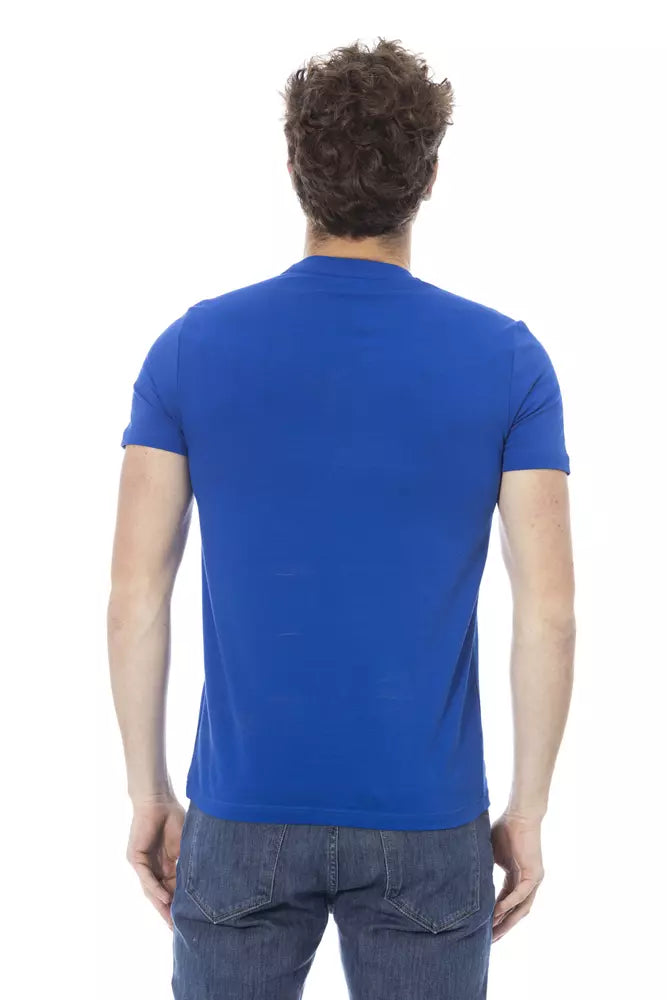 Baldinini Trend Blue Cotton Men T-Shirt -   -  Baldinini Trend.