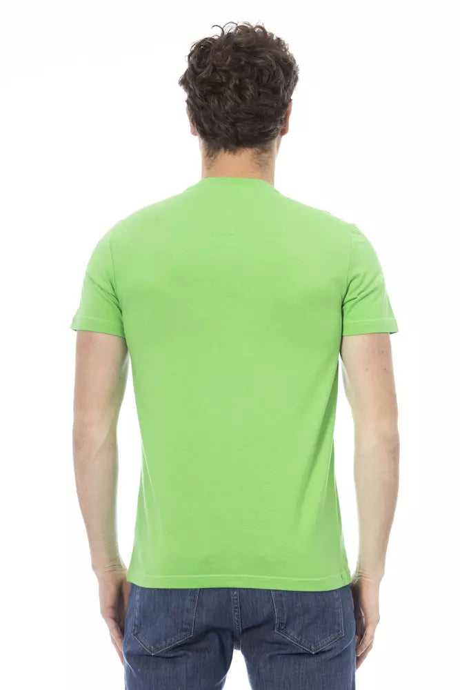 Baldinini Trend Green Cotton Men T-Shirt -   -  Baldinini Trend.