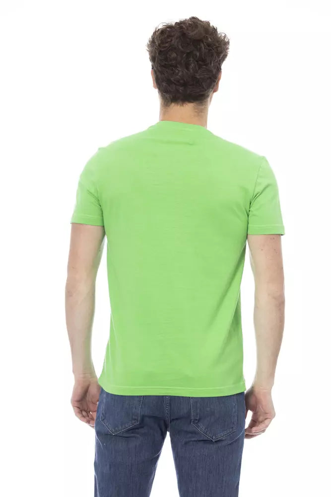 Baldinini Trend Green Cotton Men T-Shirt -   -  Baldinini Trend.