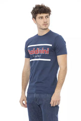 Baldinini Trend Blue Cotton Men T-Shirt -   -  Baldinini Trend.