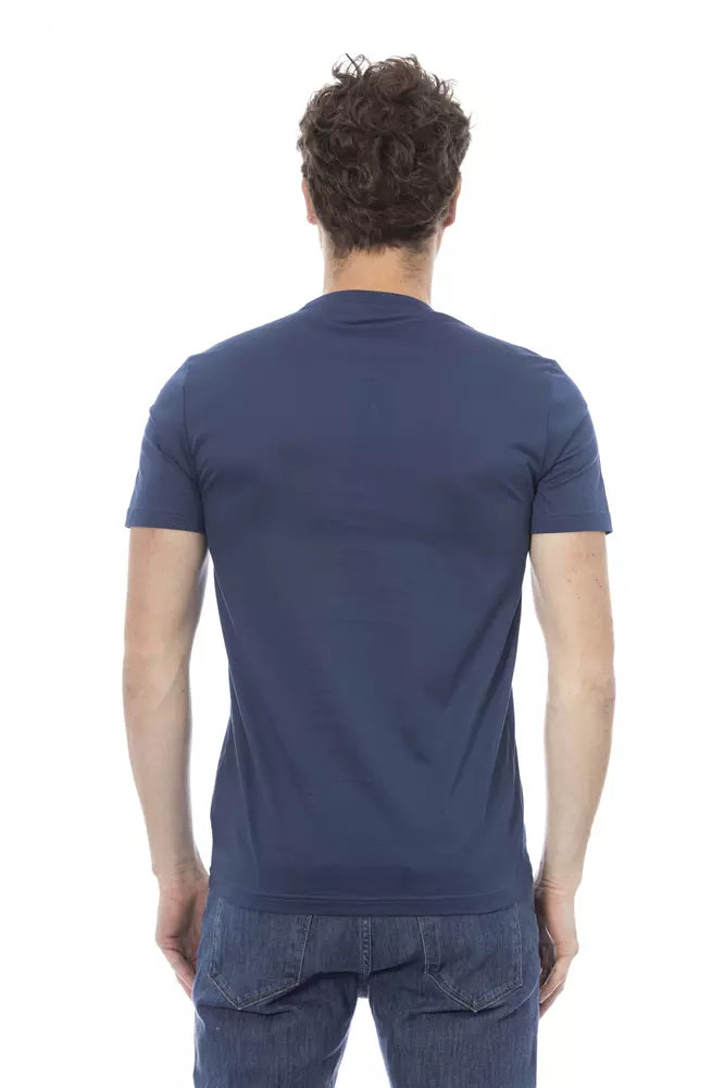 Baldinini Trend Blue Cotton Men T-Shirt -   -  Baldinini Trend.