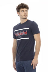Baldinini Trend Blue Cotton Men's T-Shirt -   -  Baldinini Trend.