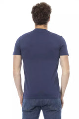 Baldinini Trend Blue Cotton Men T-Shirt -   -  Baldinini Trend.