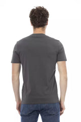 Baldinini Trend Gray Cotton Men T-Shirt -   -  Baldinini Trend.