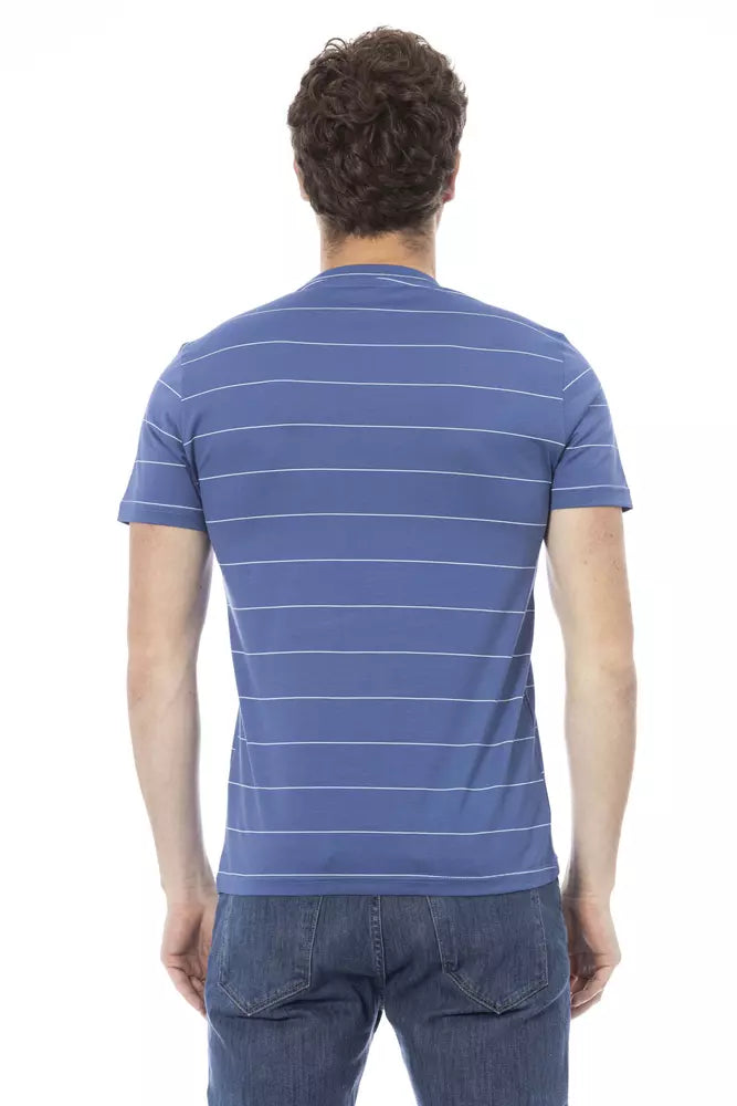 Baldinini Trend Blue Cotton Men T-Shirt -   -  Baldinini Trend.