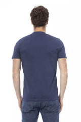 Baldinini Trend Blue Cotton Men T-Shirt -   -  Baldinini Trend.