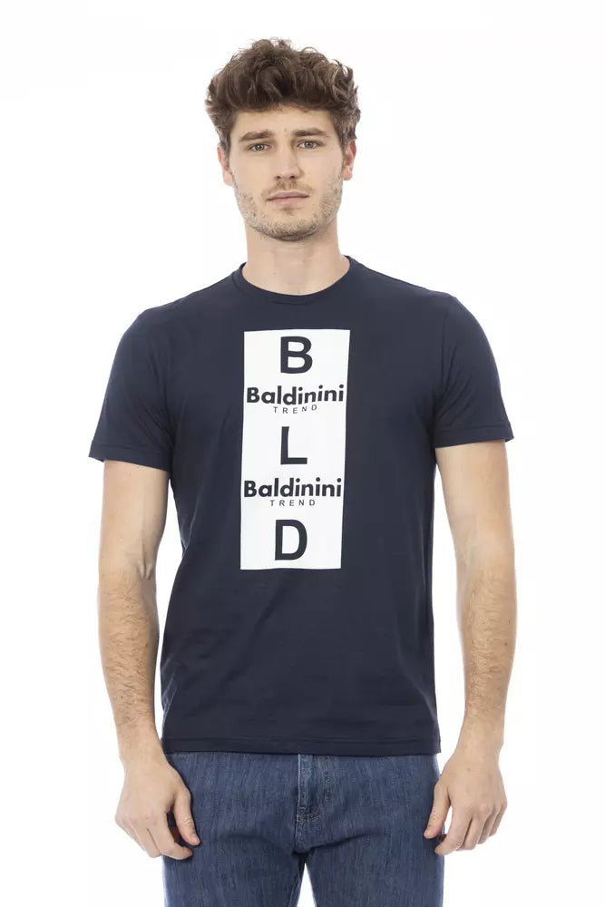 Baldinini Trend Blue Cotton Men T-Shirt -   -  Baldinini Trend.