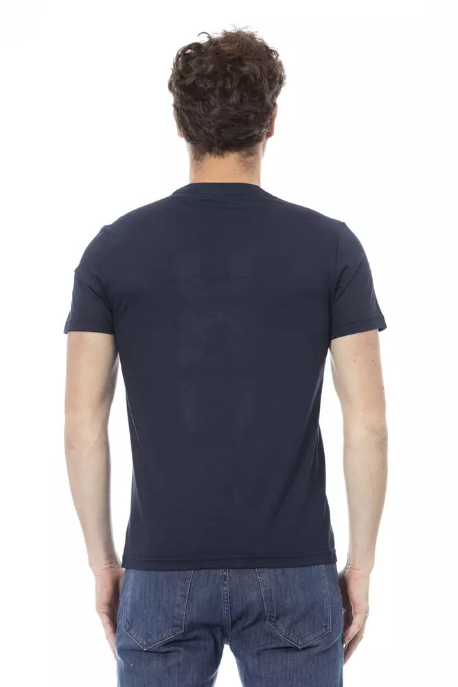 Baldinini Trend Blue Cotton Men T-Shirt -   -  Baldinini Trend.