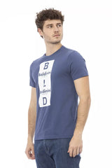 Baldinini Trend Blue Cotton Men T-Shirt -   -  Baldinini Trend.