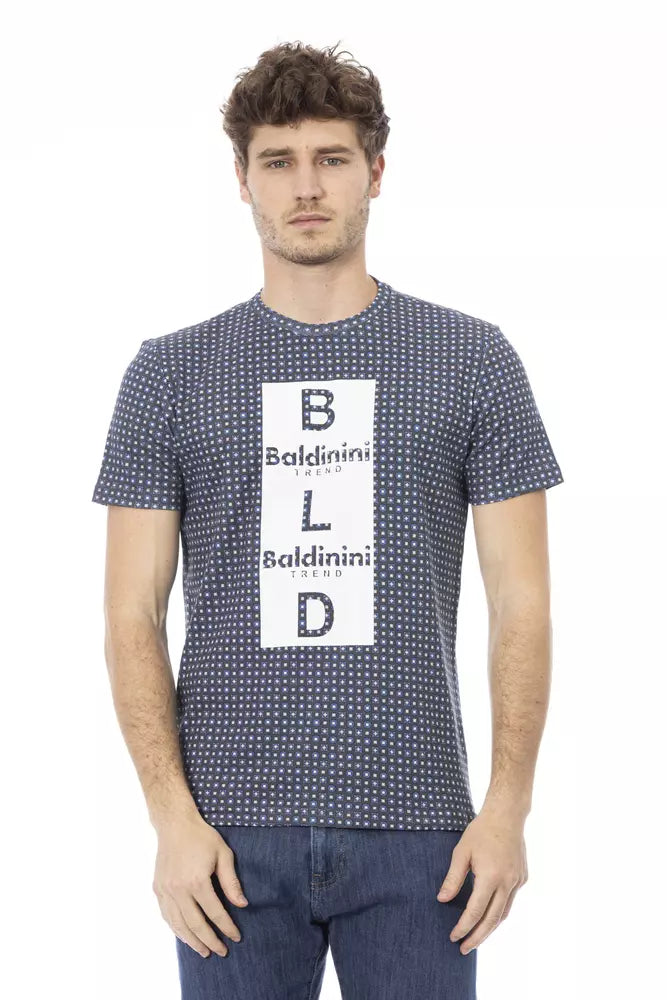 Baldinini Trend Gray Cotton Men T-Shirt -   -  Baldinini Trend.