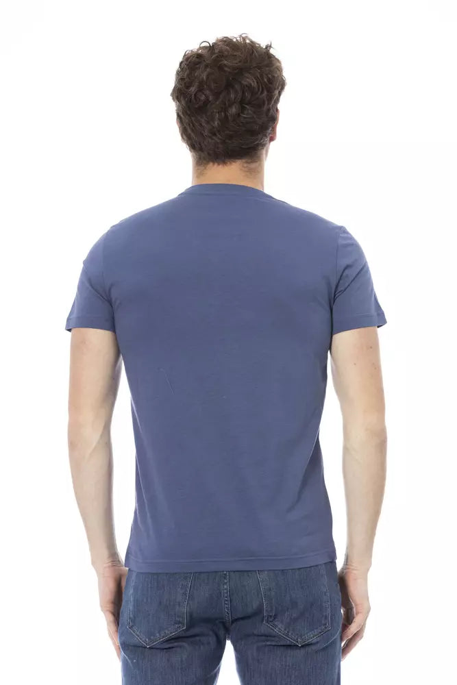 Baldinini Trend Blue Cotton Men T-Shirt -   -  Baldinini Trend.