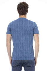 Baldinini Trend Light Blue Cotton Men T-Shirt -   -  Baldinini Trend.