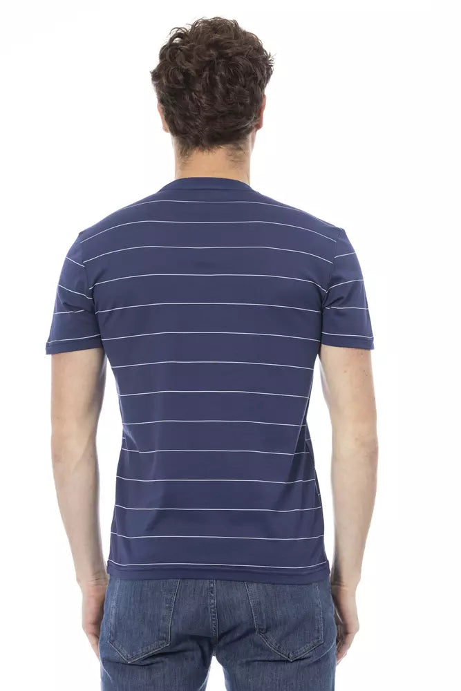 Baldinini Trend Blue Cotton Men T-Shirt -   -  Baldinini Trend.