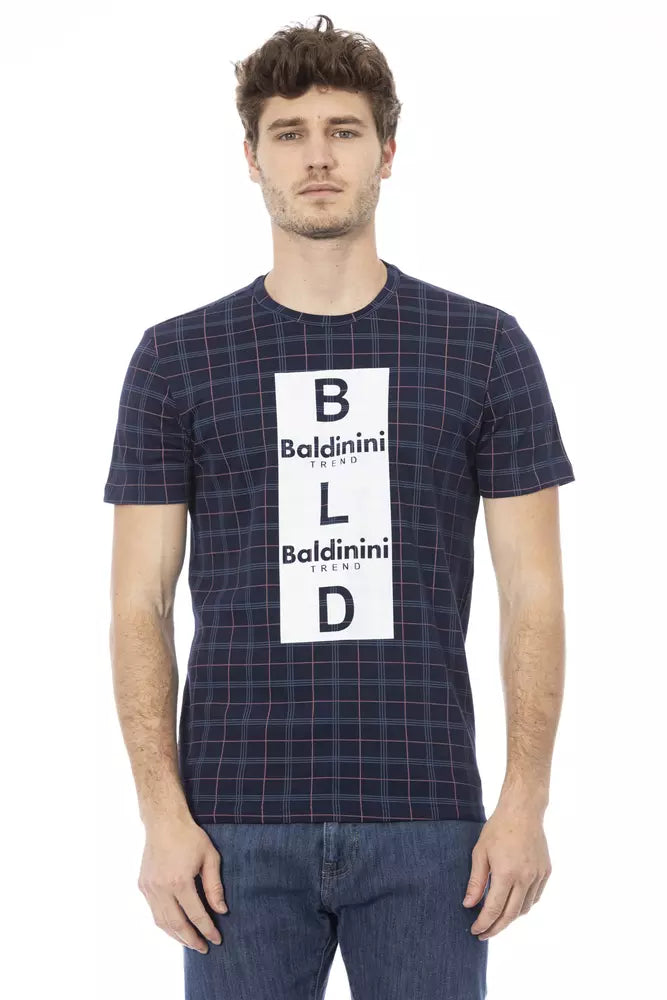 Baldinini Trend Blue Cotton Men T-Shirt -   -  Baldinini Trend.