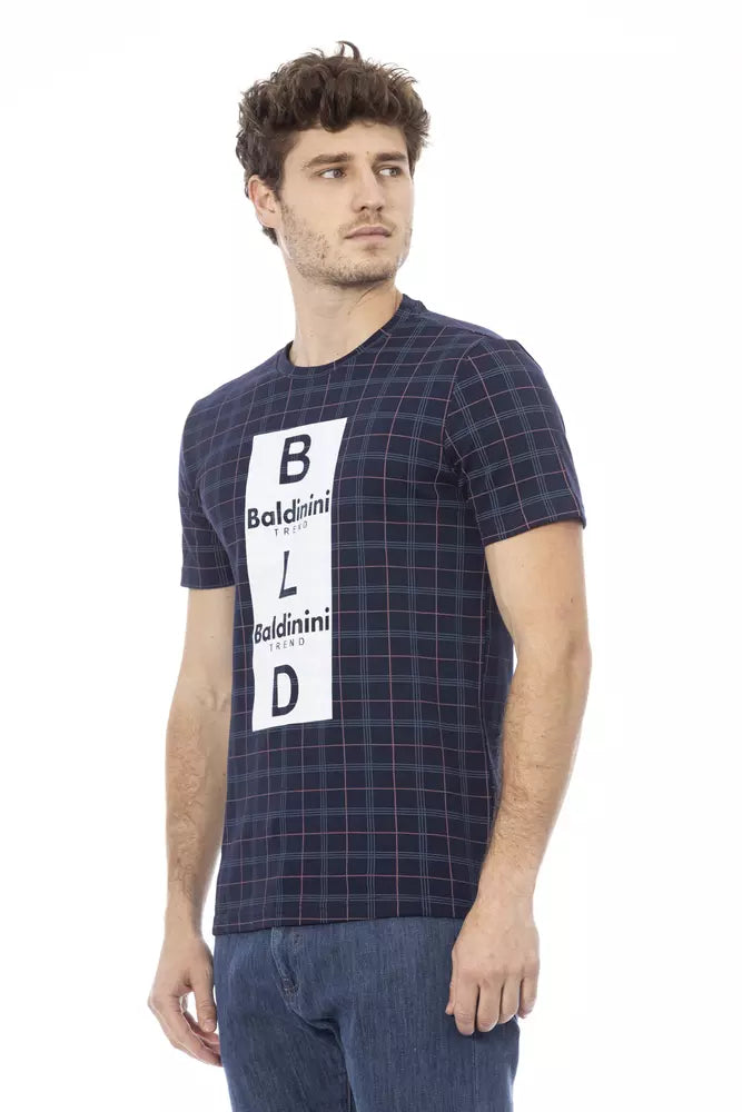 Baldinini Trend Blue Cotton Men T-Shirt -   -  Baldinini Trend.