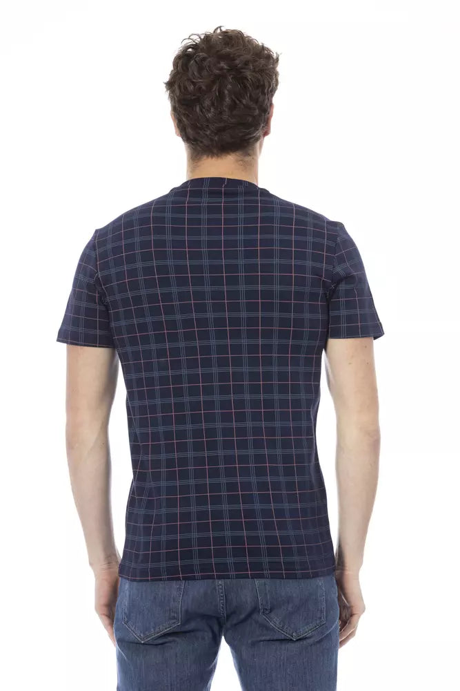 Baldinini Trend Blue Cotton Men T-Shirt -   -  Baldinini Trend.
