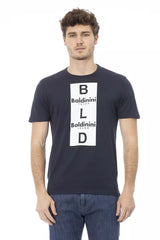 Baldinini Trend Blue Cotton Men's T-Shirt -   -  Baldinini Trend.