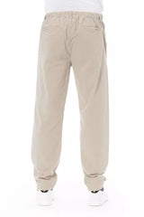 Baldinini Trend Beige Cotton Men Chino Pants -   -  Baldinini Trend.