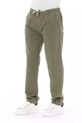 Baldinini Trend Army Cotton Men Chino Trousers -   -  Baldinini Trend.