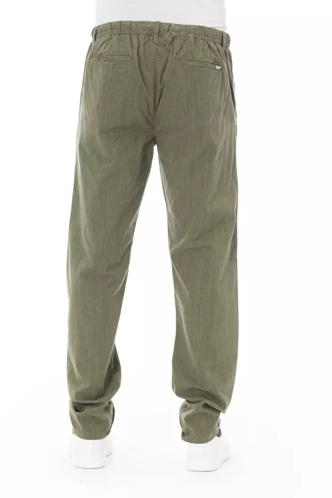 Baldinini Trend Army Cotton Men Chino Trousers -   -  Baldinini Trend.