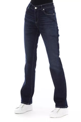 Baldinini Trend Blue Cotton Women Jeans with Tricolor Pocket Detail -   -  Baldinini Trend.